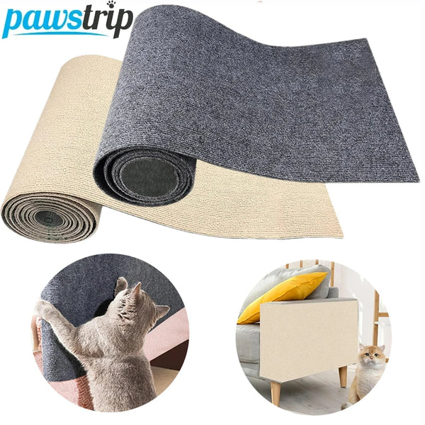 Cat Scratching Mat - Self-Adhesive Scratch Protector and Carpet for Cats