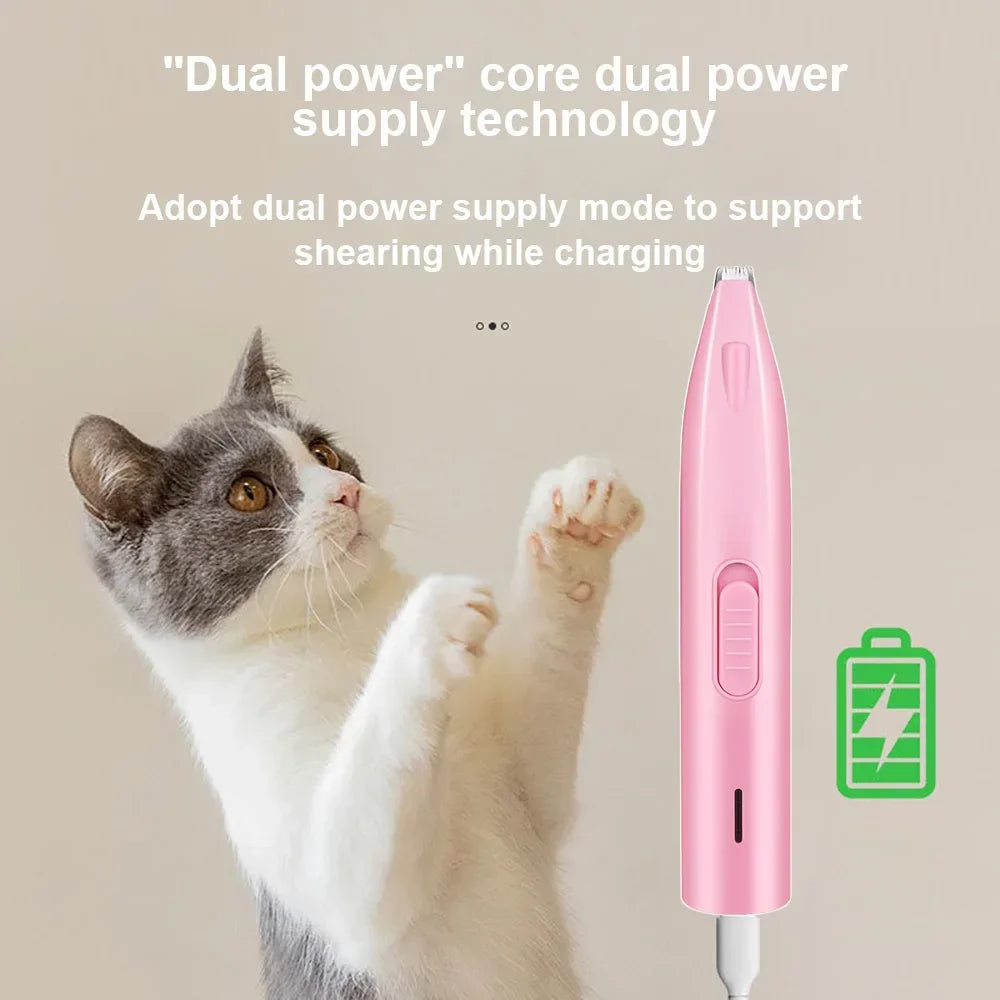 Electric Pet Hair Trimmer for Dogs & Cats