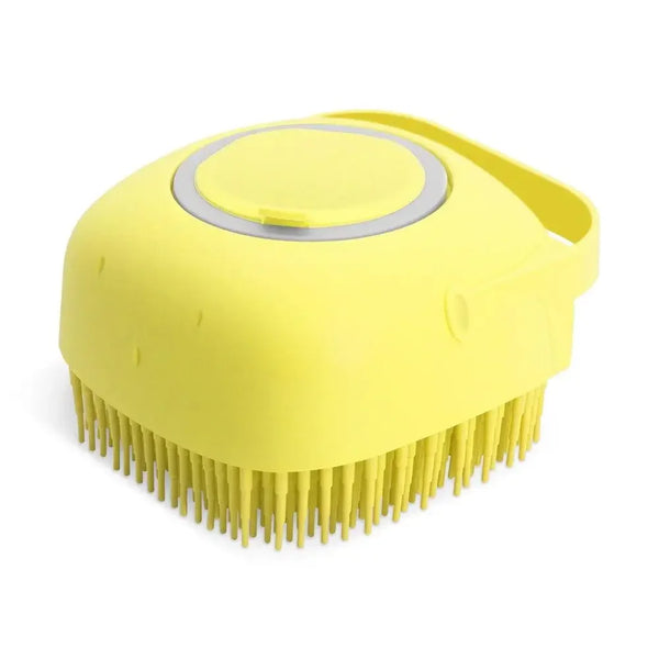 Pet Dog Shampoo Brush 2.7oz & Cat Massage Comb Scrubber
