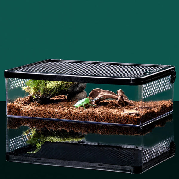 Turtle Tank with Breathable Holes & Multifunctional Areas