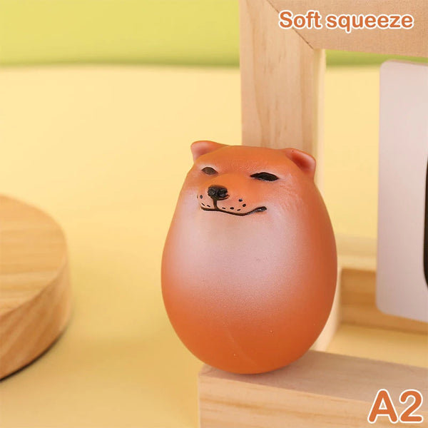 Shiba Inu Egg PVC Desk Decor