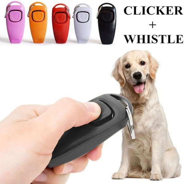 2-in-1 Dog Training Clicker & Whistle
