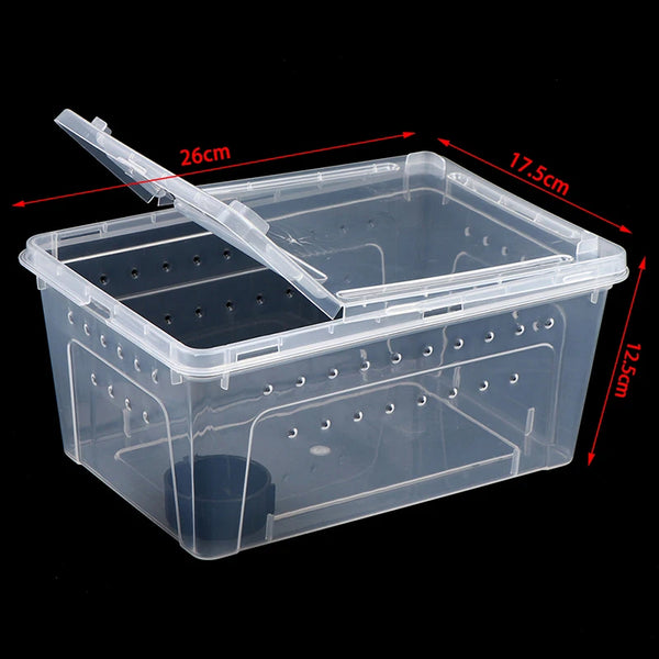 Acrylic Reptile Breeding Box with Lid
