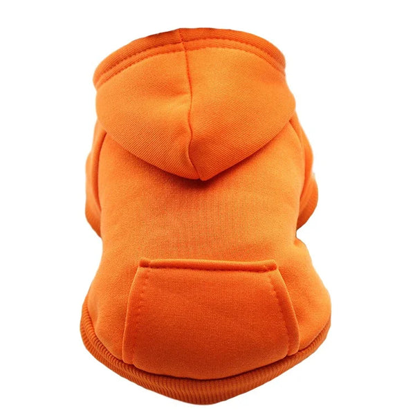 Dog Winter Hooded Sweatshirt - Cozy Pet Coat for Small and Medium Pets