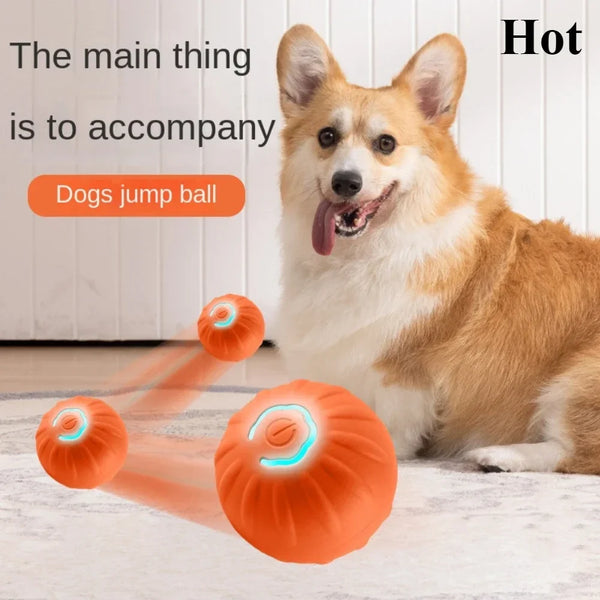 Smart Interactive Dog Toy Ball - Automatic Rolling & Rechargeable