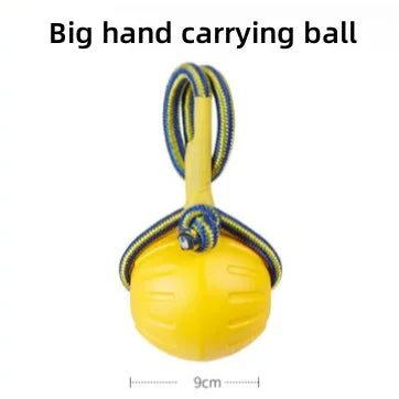 EVA Floating Dog Toy Ball with Rope