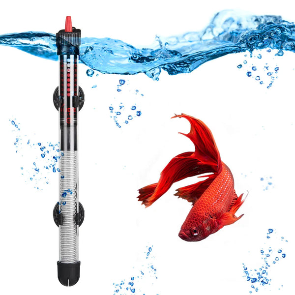 Adjustable Submersible Aquarium Heater for Fish and Turtle Tanks