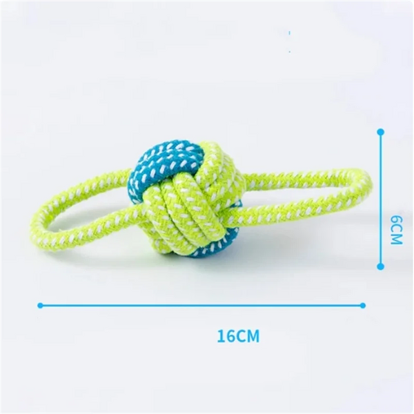Interactive Cotton Rope Dog Toys - Chewable Fun for Puppies and Dogs