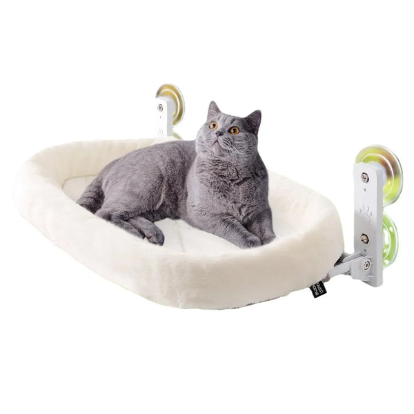 Cordless Hammock Cat Window Sunny Bed - Foldable Lounger with High Load Capacity